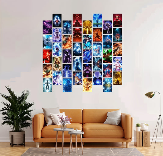 Otaku Wall Art: 40 Anime Mix Poster Cards in HD