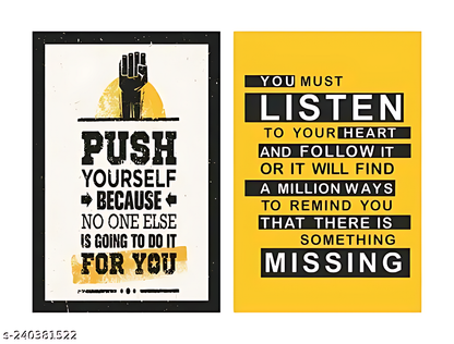 Pack of 10 Inspirational  Motivational Wall Abstract Poster||  Motivational Wall Poster || A4 Size  Best Poster Fine Art Print