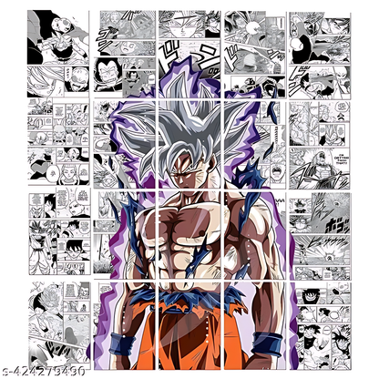 Dragonn ball manga anime Manga Panels For Wall A4 Size - Dragonn ball manga anime Panel Anime Manga Paper Wall Poster Set Of 12 For Bedroom With Size A4