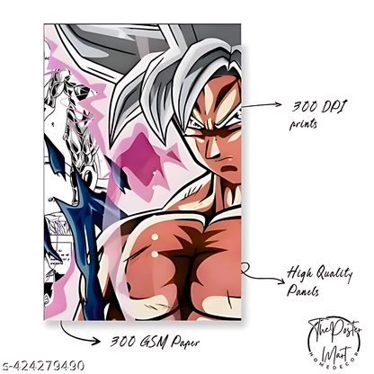 Dragonn ball manga anime Manga Panels For Wall A4 Size - Dragonn ball manga anime Panel Anime Manga Paper Wall Poster Set Of 12 For Bedroom With Size A4