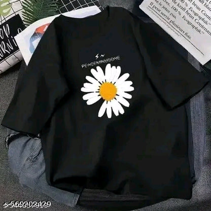 Oversized women tshirt black edition asthetic