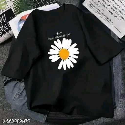 Oversized women tshirt black edition asthetic